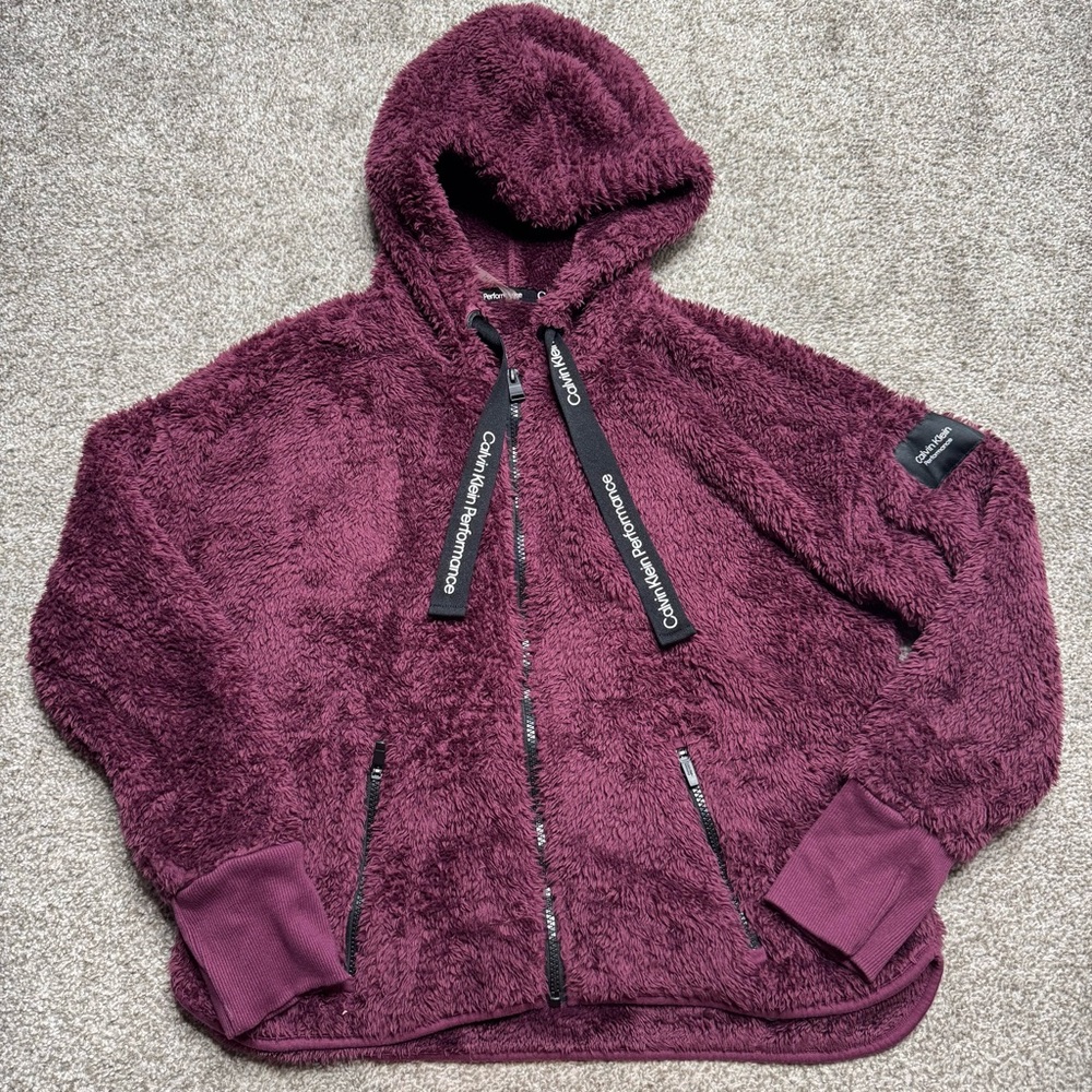 Calvin Klein performance purple sweater